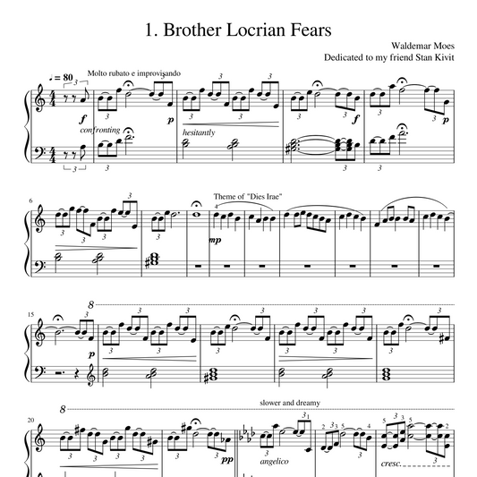 Sheet Music - Monastic