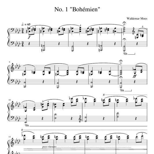 Sheet Music - Valses d'hiver